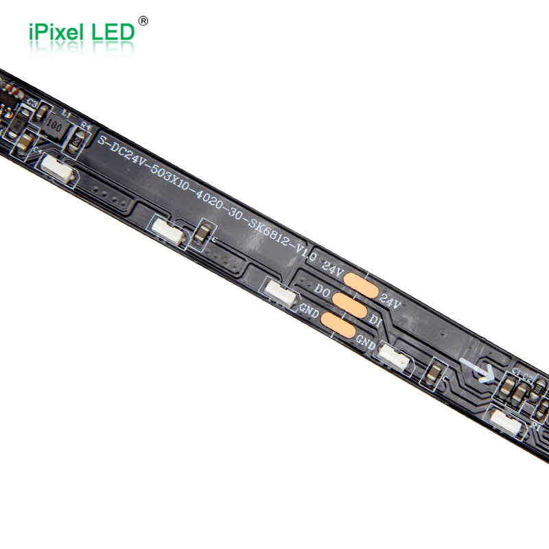 SK6812 RGB侧发光幻彩的LED灯条60灯/M DC24V