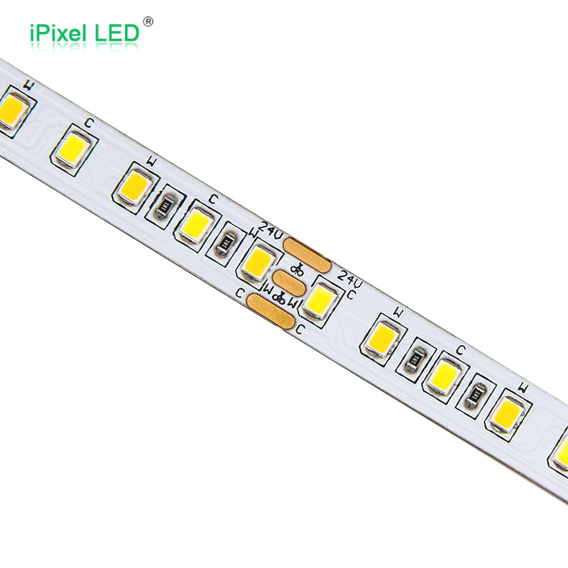 双色 10mm 2835 LED 灯带 120LEDs/M DC24V