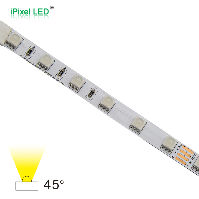 小角度SMD5050 RGB 60灯/米灯条 DC12V/DC24V