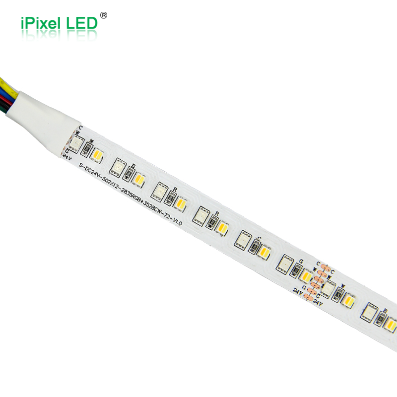 RGB+WW 柔性灯带 144LEDs/m DC24V