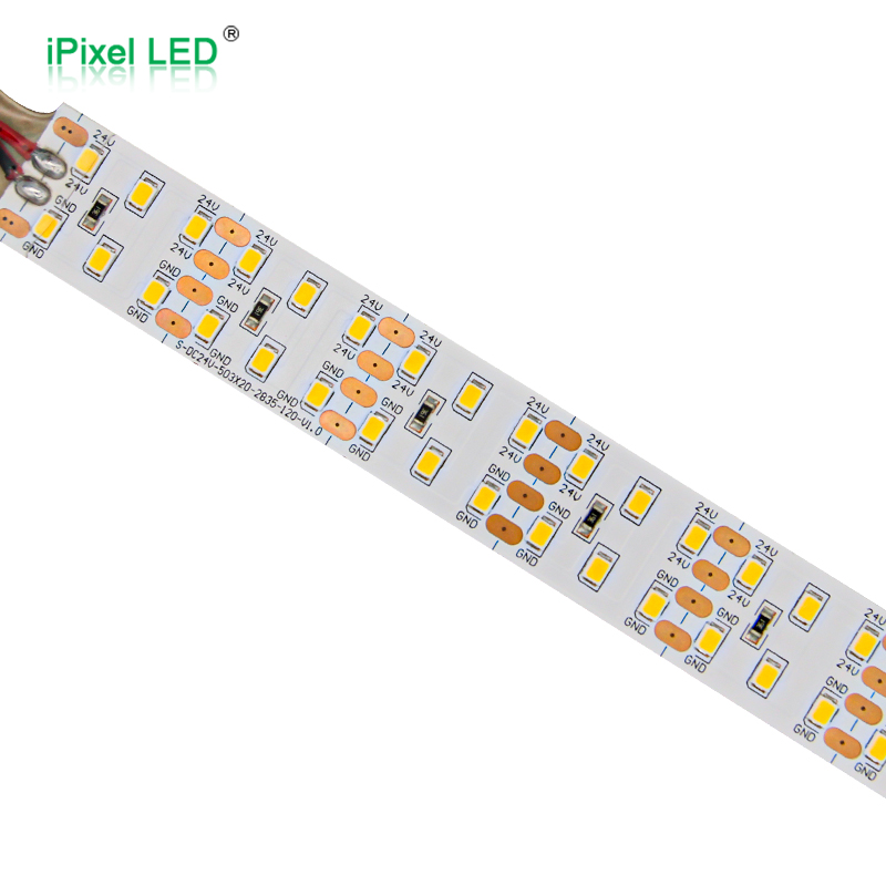 SMD2835 20mm 单色软灯条 240LEDs/m DC24V