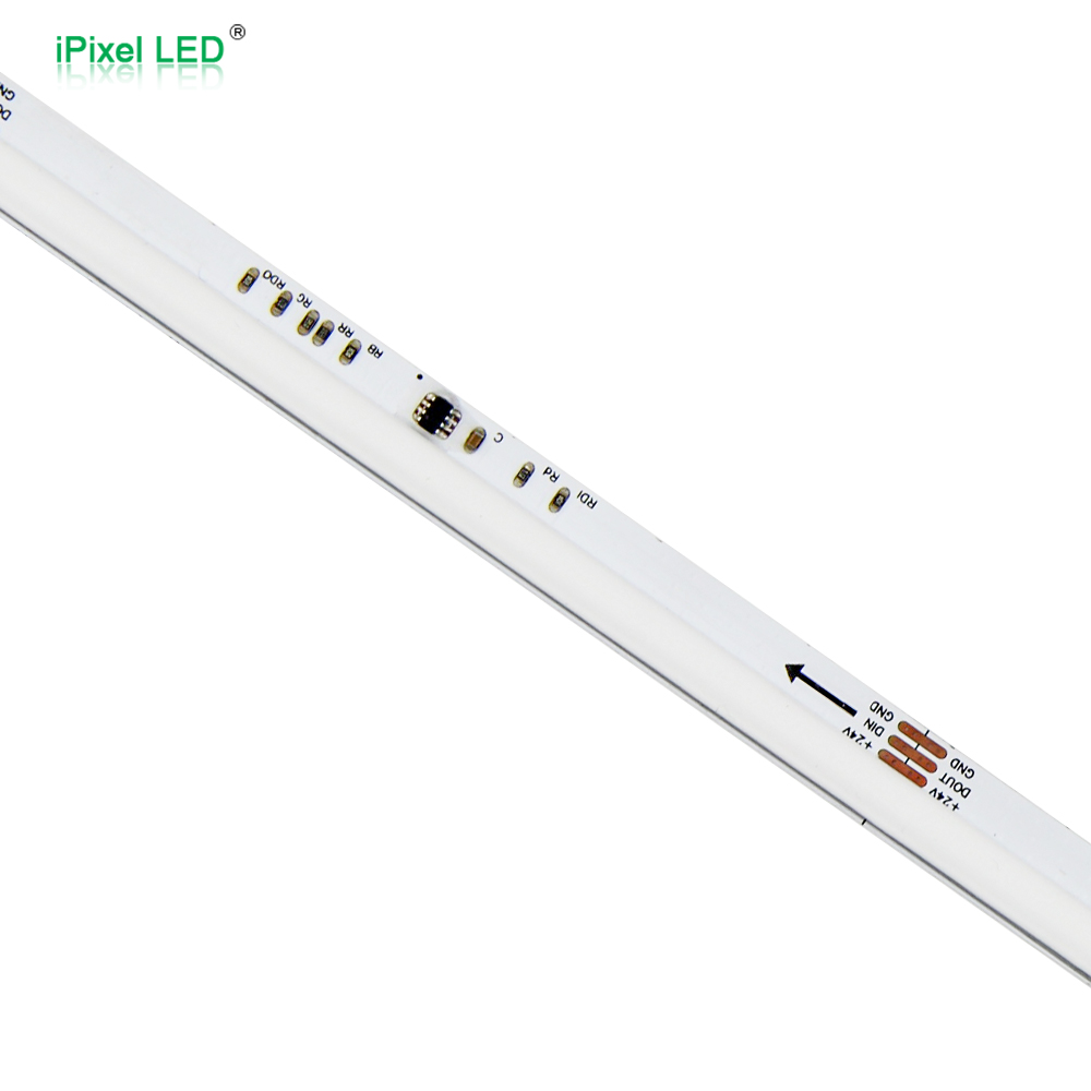 侧发光数字 RGB COB LED 灯条 - 840LEDs/m DC24V