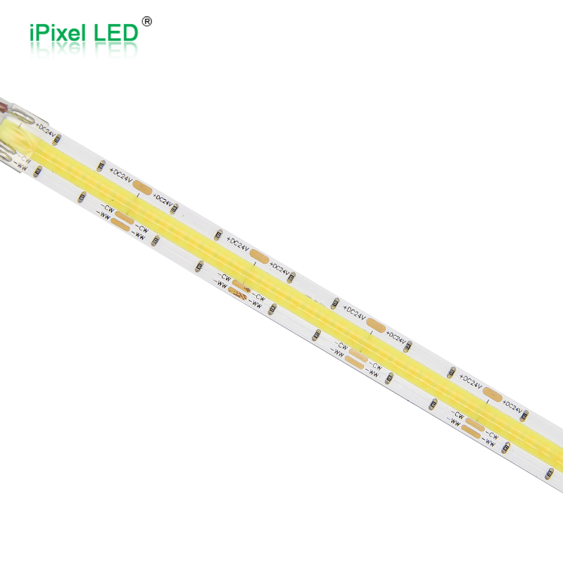2 Wire COB CCT LED strip 640LEDs/m DC12V/DC24V